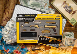 GoatGuns Die Cast 1/3 Scale AK47 Gold Riffle Model AK-GOLD (ONLINE ORDER ONLY)