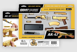 GoatGuns Die Cast 1/3 Scale AK47 Gold Riffle Model AK-GOLD (ONLINE ORDER ONLY)
