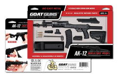 GoatGuns 1/3 Scale Die Cast AK12 Model, Black AK12-BLACK (ONLINE ORDER ONLY)