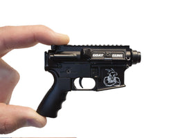 GoatGuns Mini AR Grip – Diecast Metal Replacement Grip for AR15 Models