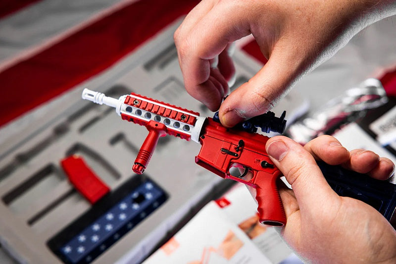 GoatGuns 1/3 Scale Die Cast AR15 Desktop Model, USA AR-USA (ONLINE ORDER ONLY)