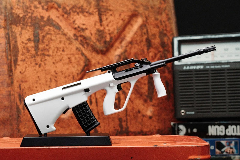 GoatGuns 1/3 Scale Die Cast Bullpup Model AR, White BP-WHITE (ONLINE ORDER ONLY)