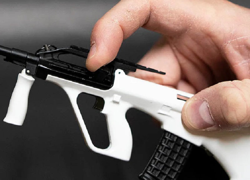 GoatGuns 1/3 Scale Die Cast Bullpup Model AR, White BP-WHITE (ONLINE ORDER ONLY)