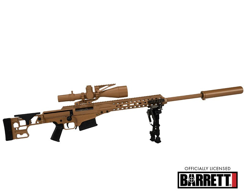 GoatGuns 1/4 Scale Die Cast Barrett MK22 Sniper Gun MRAD Model Tan MK22-TAN (ONLINE ORDER ONLY)