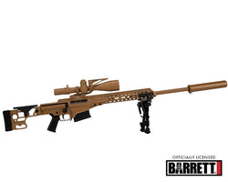 GoatGuns 1/4 Scale Die Cast Barrett MK22 Sniper Gun MRAD Model Tan MK22-TAN (ONLINE ORDER ONLY)