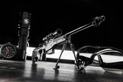 GoatGuns 1/4 Scale Diecast Sniper Rifle 'Panther' Model – Black