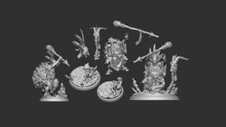 Goblin Shaman Miniature & Bust – Male Goblin Spellcaster (ONLINE ORDER ONLY)