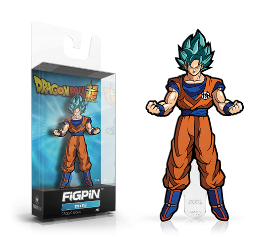 FiGPiN mini: Dragon Ball Super - Super Saiyan God Super Saiyan Goku #M1 (ONLINE ORDER ONLY)