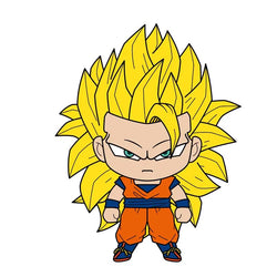 Dragon Ball Z Super Saiyan III Goku 3D Foam Magnet (Online Order Only)