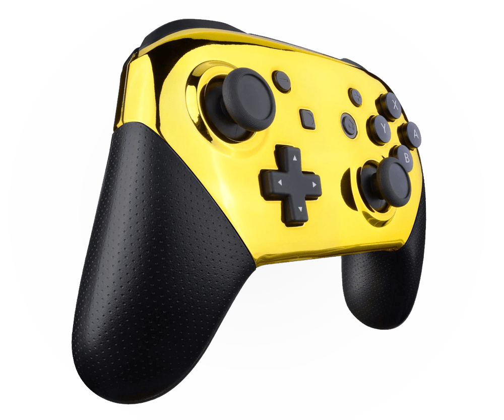 GOLD NINTENDO PRO CUSTOM CONTROLLER (Online Order Only)