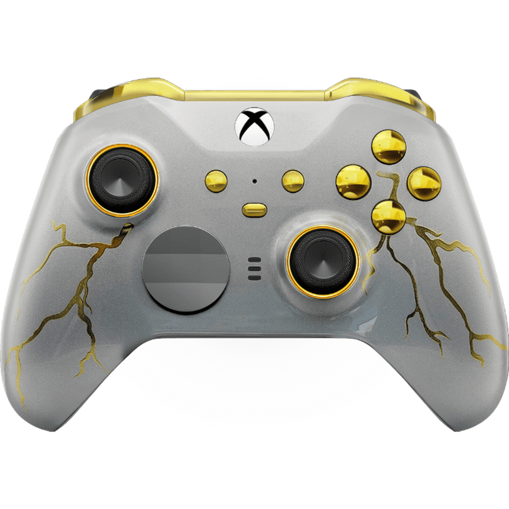 GOLD THUNDER XBOX ELITE SERIES 2 CUSTOM MODDED CONTROLLER (Online Order Only)