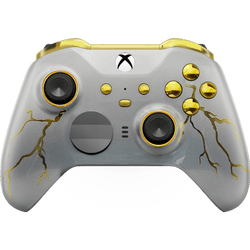 GOLD THUNDER XBOX ELITE SERIES 2 CUSTOM MODDED CONTROLLER (Online Order Only)