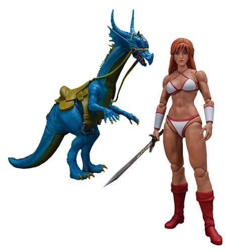 Golden Axe Tyris Flare & Blue Dragon 1:12 Scale Action Figure (Online Order Only)