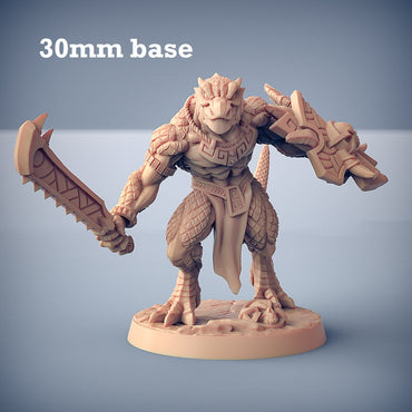 Goldmaw Lizard: Sculpt A (Male Lizardfolk Warrior) (Online Only)