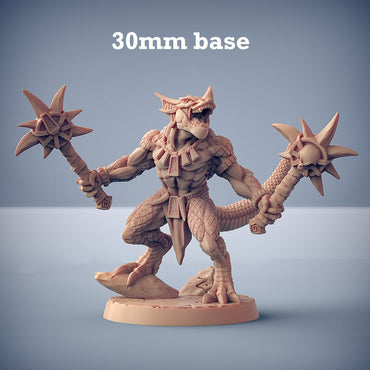Goldmaw Lizard: Sculpt D (Male Lizardfolk Warrior) (Online Order Only)