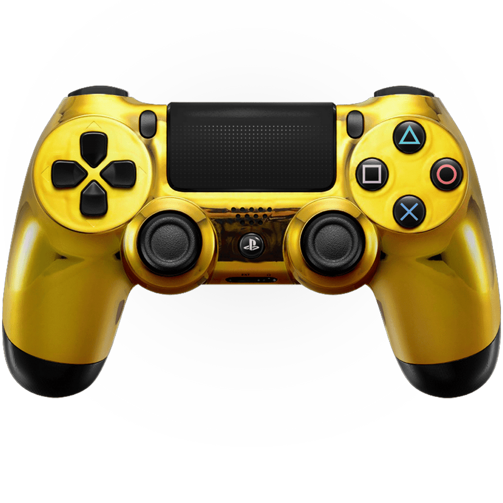 GOLD PS4 CUSTOM MODDED CONTROLLER (Online Order Only)
