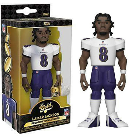 Funko Gold Series 5" Lamar Jackson (NFL) **Chase** (Online Order Only)