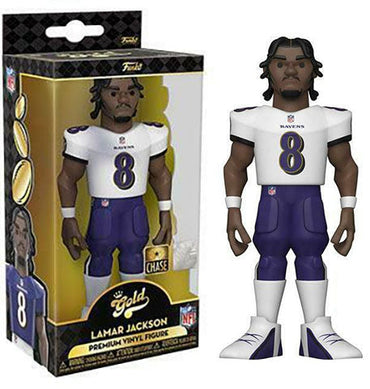 Funko Gold Series 5" Lamar Jackson (NFL) **Chase** (Online Order Only)