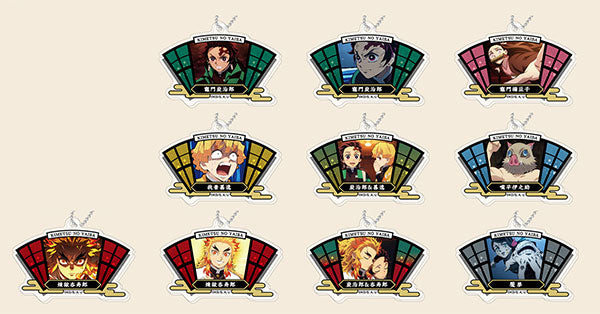Demon Slayer Kimetsu No Yaiba DECOFLA Acrylic Keychain blind box ( 1 Blind Box ) (ONLINE ORDER ONLY)