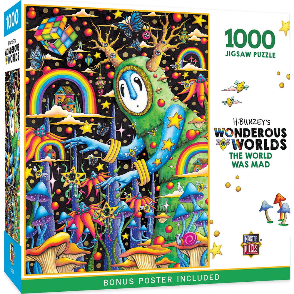 Wonderous Worlds - The World Was Mad 1000 Piece Jigsaw Puzzle (ONLINE ORDER ONLY)