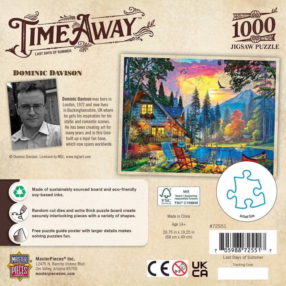 Time Away - Last Days of Summer 1000 Piece Jigsaw Puzzle (ONLINE ORDER ONLY)