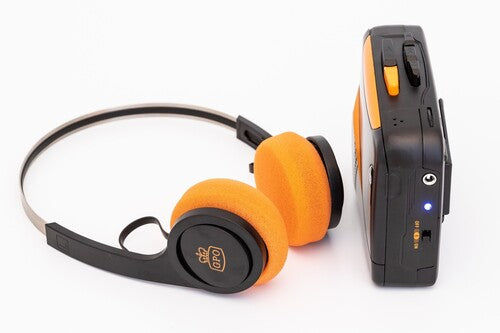 GPO Bluetooth Personal Cassette Player/Radio with Headphones (Bluetooth, Black) [Personal Cassette Player] (ONLINE ORDER ONLY)