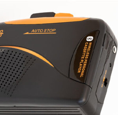 GPO Bluetooth Personal Cassette Player/Radio with Headphones (Bluetooth, Black) [Personal Cassette Player] (ONLINE ORDER ONLY)
