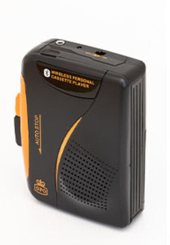 GPO Bluetooth Personal Cassette Player/Radio with Headphones (Bluetooth, Black) [Personal Cassette Player] (ONLINE ORDER ONLY)