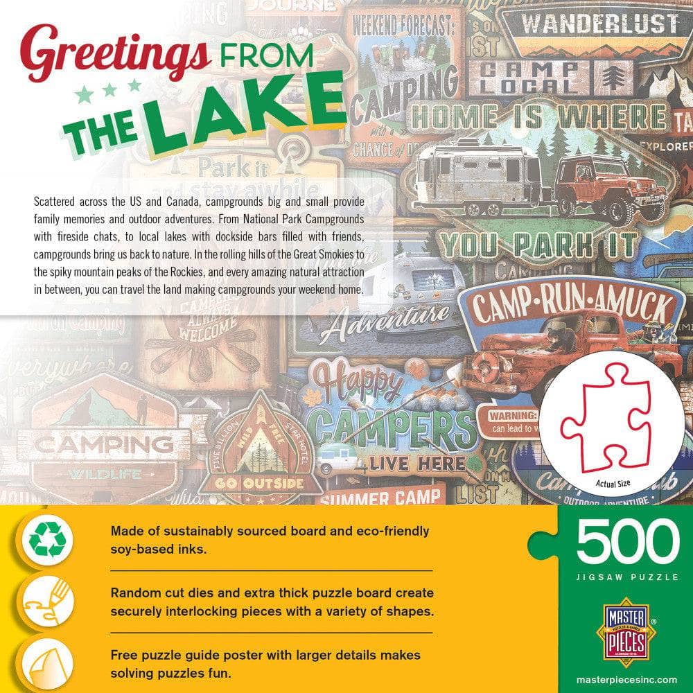 Greetings From The Lake - 500 Piece Jigsaw Puzzle (ONLINE ORDER ONLY)