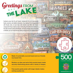 Greetings From The Lake - 500 Piece Jigsaw Puzzle (ONLINE ORDER ONLY)