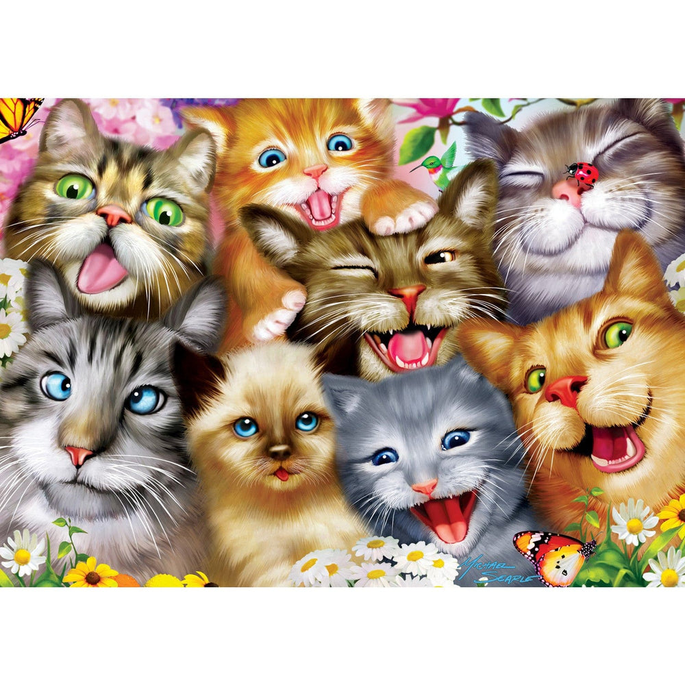 Selfies - Purrfect Portraits 500 Piece Jigsaw Puzzle (ONLINE ORDER ONLY)