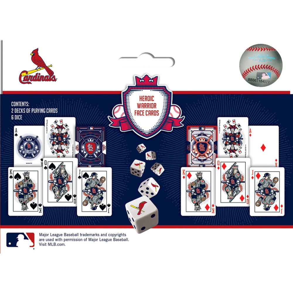 St. Louis Cardinals - 2-Pack Playing Cards & Dice Set