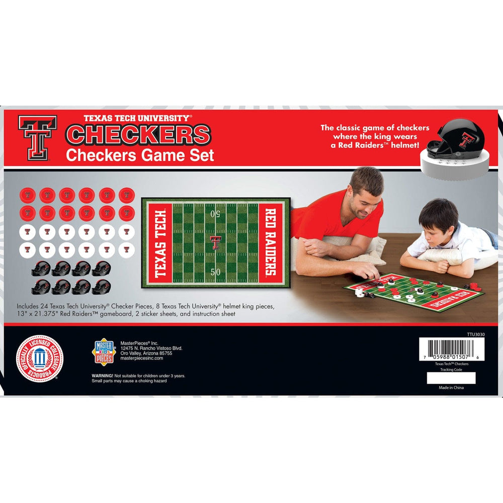 Texas Tech Red Raiders Checkers Board Game (ONLINE ORDER ONLY)