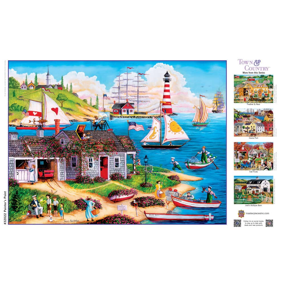 Town & Country - Painter's Point 300 Piece EZ Grip Jigsaw Puzzle