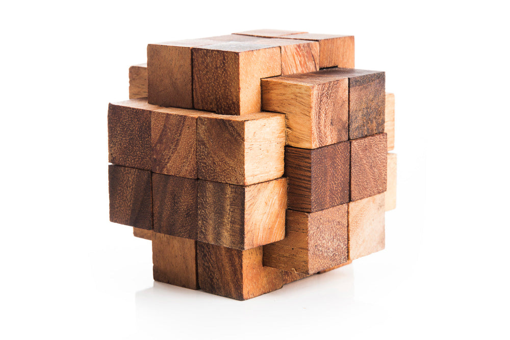 The Grandfather Burr Puzzle - 18 piece burr puzzle (Online Order Only)