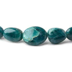 Grandidierite plain nuggets 17 inch 35 beads 9x7-18x15mm A grade (ONLINE ORDER ONLY)