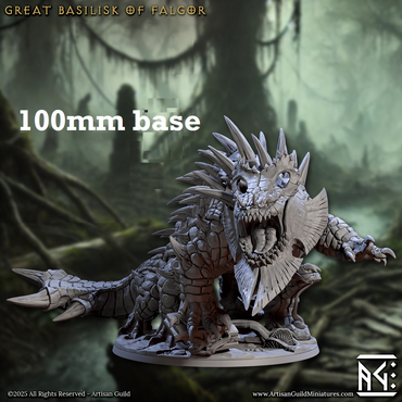 Great Basilisk of Falgor (Lizard Beast Epic Boss) (Online Order Only)