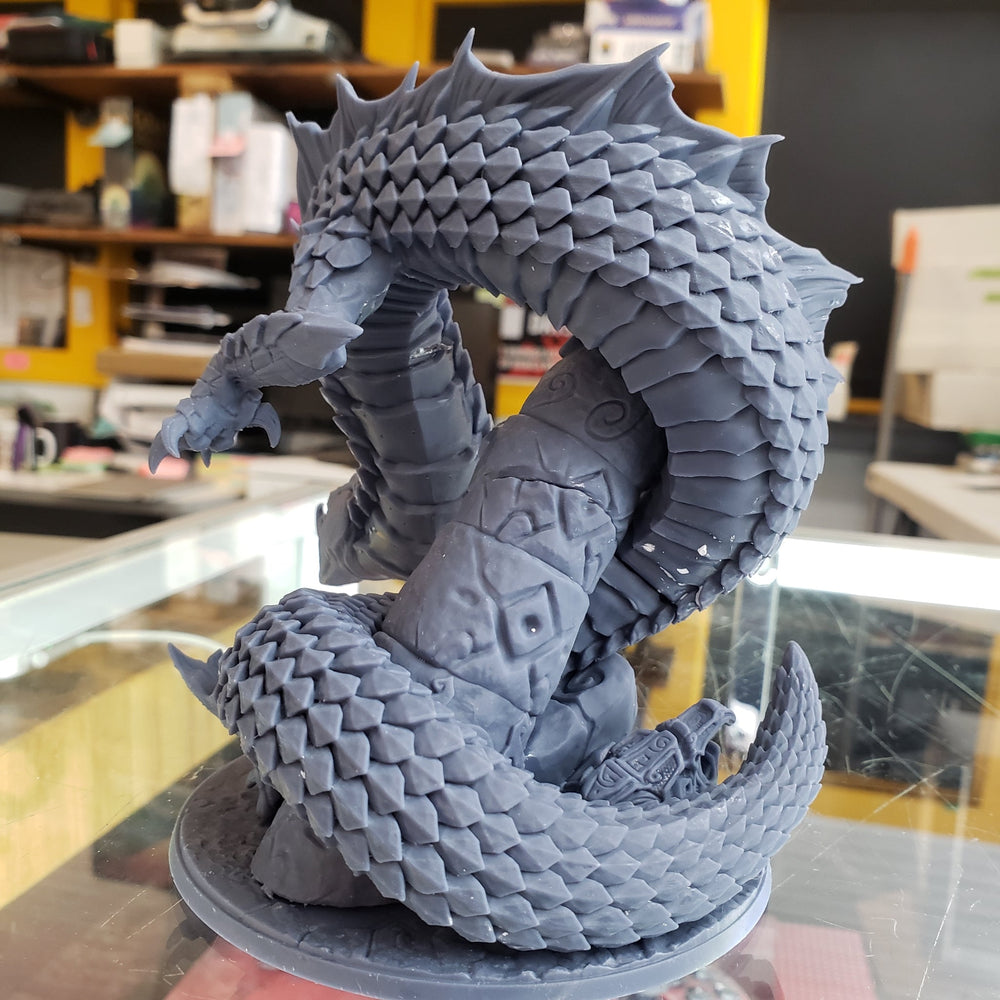 Great Linnorm of Frostheart (Snake-Like Dragon) (Online Order Only)