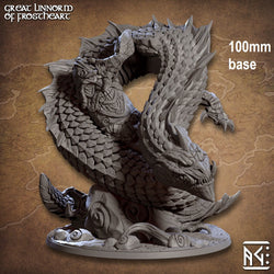 Great Linnorm of Frostheart (Snake-Like Dragon) (Online Order Only)