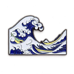 Great Wave off Kanagawa Enamel Pin - Today is Art Day (ONLINE ORDER ONLY)
