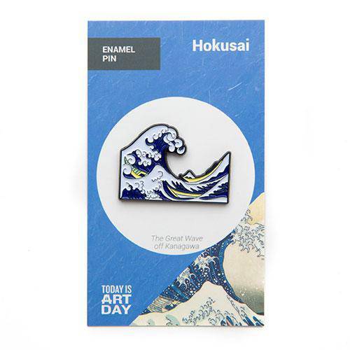Great Wave off Kanagawa Enamel Pin - Today is Art Day (ONLINE ORDER ONLY)