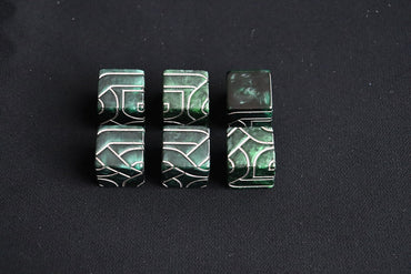 9 "Abridged" Knot Dice (Green) (ONLINE ORDER ONLY)