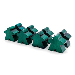 8 Pack of Green Enamel Meeples by Norse Foundry (Online Only)