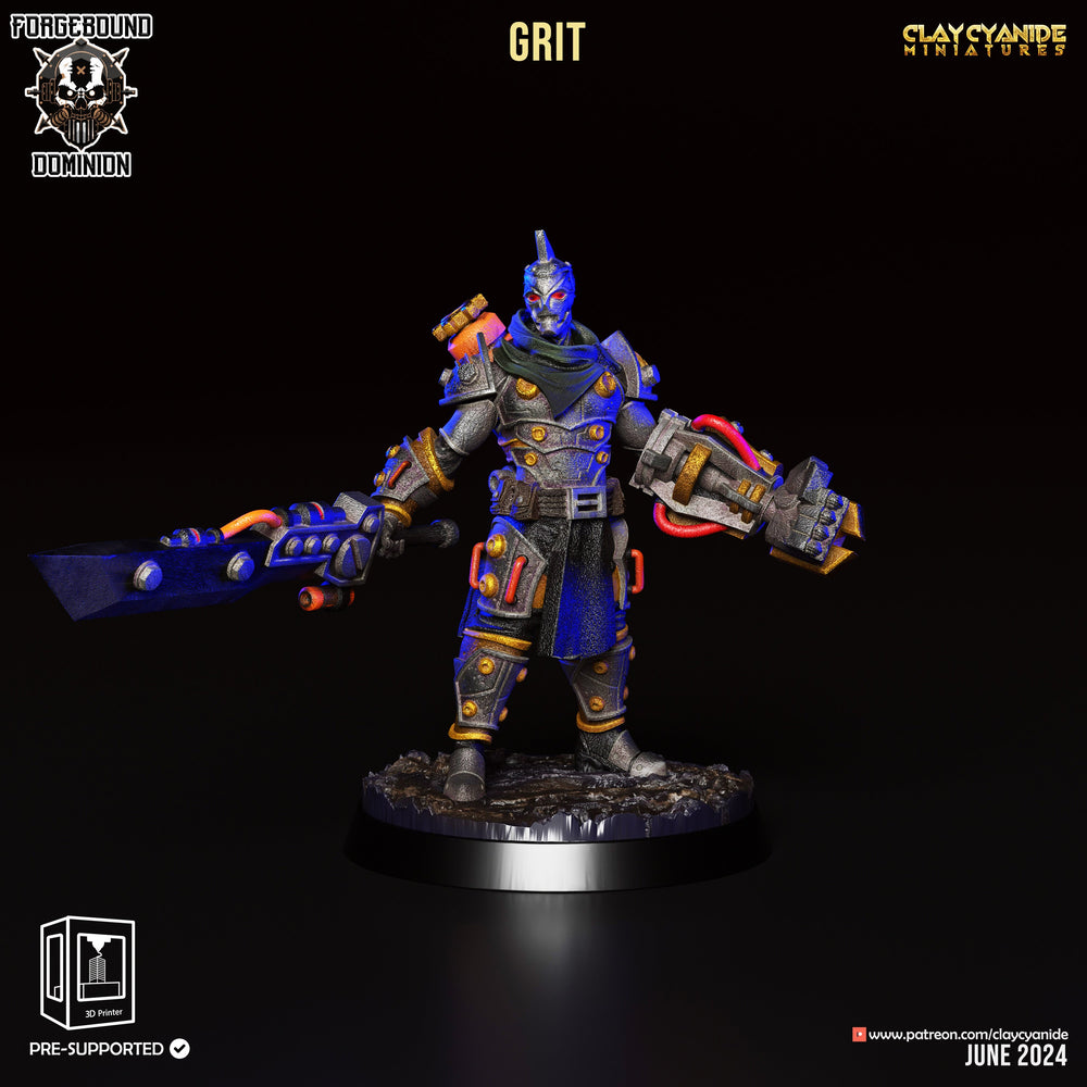 3D Printed Clay Cyanide Forgebound Dominion 28 32 mm D&D (Online Only)