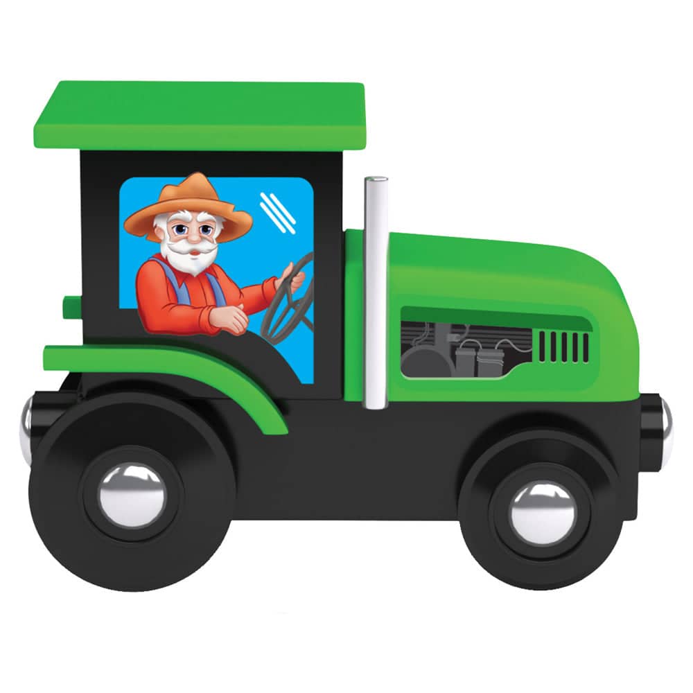 Old MacDonald's Farm - Tractor Wood Toy Train (ONLINE ORDER ONLY)