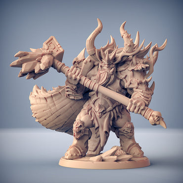 3D Printed Artisan Guild Grothak Doomfist Frostmetal Clan 28mm 32mm (Online Only)