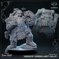 "Grouch" Gordeljart, Stoutmaster (Male Dwarf Fighter) (Online Only)