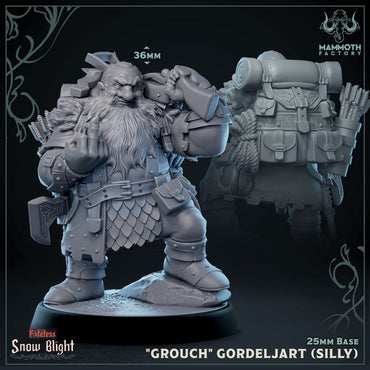 "Grouch" Gordeljart, Stoutmaster (Male Dwarf Fighter) (Online Only)