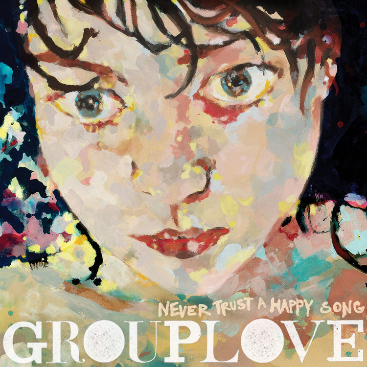 GROUPLOVE - Never Trust a Happy Song (Bone Vinyl) (ATL75) [Vinyl] (ONLINE ORDER ONLY)