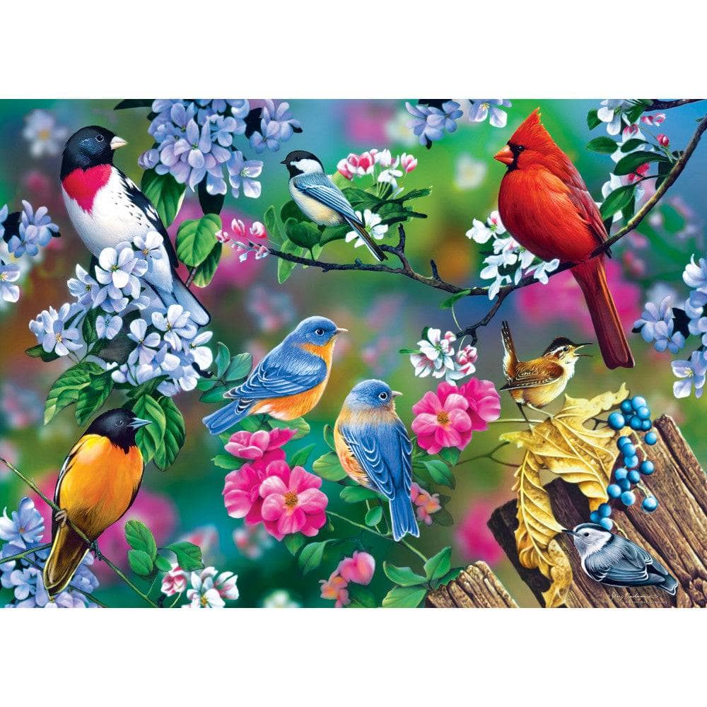 Audubon - Songbird Collage 1000 Piece Jigsaw Puzzle (ONLINE ORDER ONLY)